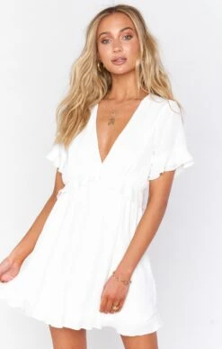 Show Me Your Mumu Virginia Dress ~ White Speckle Dots -Show Me Your Mumu MS0 1758 WH59 01 72667184 9176 4c8f 806c 3704bd29eb67