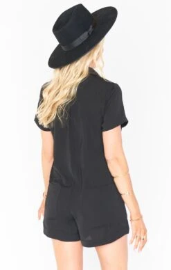 Show Me Your Mumu Yvette Romper ~ Black -Show Me Your Mumu MS0 4150 BK57 03 5a3273b5 376c 4f4e 8915 b2a9bde99cce