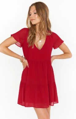 Show Me Your Mumu Cia Mini Dress ~ Cherry