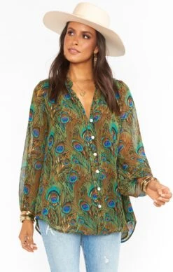 Show Me Your Mumu Alicia Tunic ~ Original Peacock