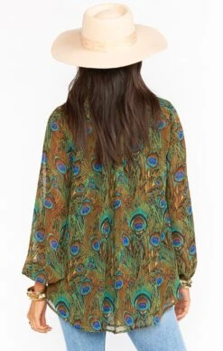 Show Me Your Mumu Alicia Tunic ~ Original Peacock -Show Me Your Mumu MS0 996 OP18 03
