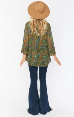 Show Me Your Mumu Alicia Tunic ~ Original Peacock -Show Me Your Mumu MS0 996 OP18 06