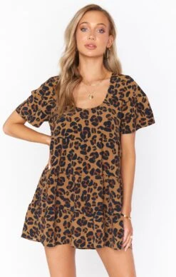 Show Me Your Mumu Valley Mini Dress ~ Caramel Cheetah