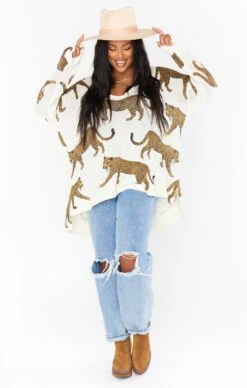 Show Me Your Mumu Hug Me Sweater ~ Tossed Leopard Knit 21 Show Me Your Mumu Hug Me Sweater ~ Tossed Leopard Knit -Show Me Your Mumu MS1 4567 TO56 01 1