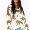 Show Me Your Mumu Hug Me Sweater ~ Tossed Leopard Knit -Show Me Your Mumu MS1 4567 TO56 01 f078a75e 59a5 4eb7 9cfb 49992acdfafe