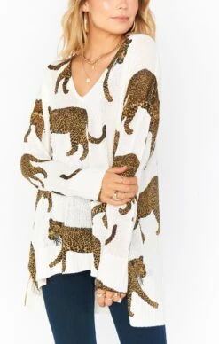 Show Me Your Mumu Hug Me Sweater ~ Tossed Leopard Knit 23 Show Me Your Mumu Hug Me Sweater ~ Tossed Leopard Knit -Show Me Your Mumu MS1 4567 TO56 04