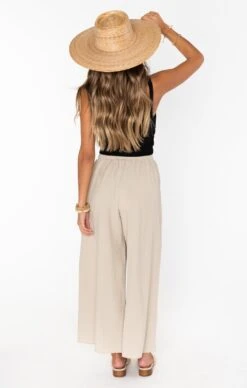 Show Me Your Mumu Kick Back Pants ~ Sand -Show Me Your Mumu MS1 4673 TA85 01