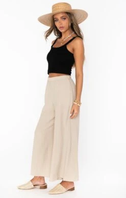 Show Me Your Mumu Kick Back Pants ~ Sand -Show Me Your Mumu MS1 4673 TA85 01 1