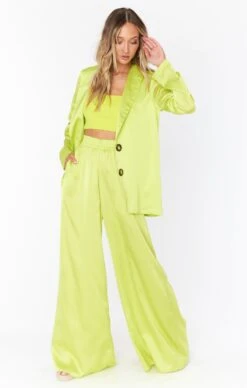 Show Me Your Mumu Irwin Pants ~ Citrine Luxe Satin -Show Me Your Mumu MS2 3057 CI62 01 51bfda88 2ef3 4c14 8800 60147d1d55cb