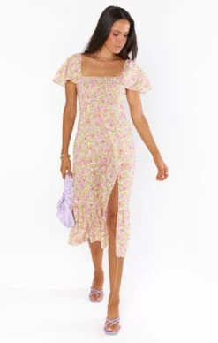 Show Me Your Mumu Brenda Midi Dress ~ Lovely Flowers