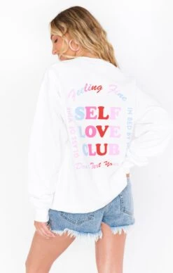 Show Me Your Mumu Stanley Sweatshirt ~ Self Love Graphic -Show Me Your Mumu MS2 4725 SL15 01 2