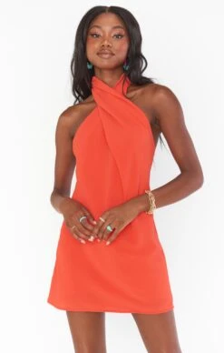 Show Me Your Mumu Jasmine Halter Mini Dress ~ Bellini -Show Me Your Mumu MS2 4880 OG29 01 2