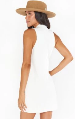 Show Me Your Mumu Shifty Sweater Dress ~ White Knit -Show Me Your Mumu MS2 4941 WK17 01