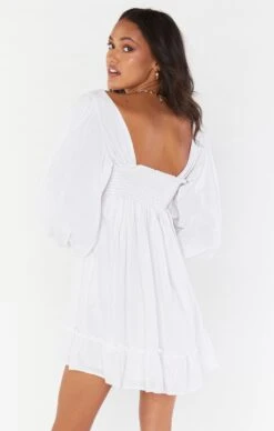 Show Me Your Mumu Mandi Mini Dress ~ White -Show Me Your Mumu MS2 5265 WT44 01