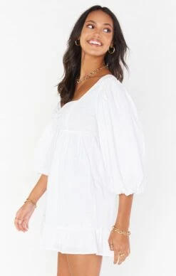 Show Me Your Mumu Mandi Mini Dress ~ White -Show Me Your Mumu MS2 5265 WT44 01 1