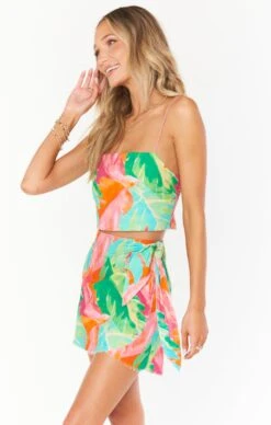 Show Me Your Mumu Iva Wrap Skirt ~ Tropics Palm -Show Me Your Mumu MS2 5298 TP56 01 1