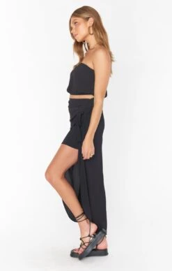 Show Me Your Mumu Wrap Me Up Skirt ~ Black -Show Me Your Mumu MS3 4667 BL48 3