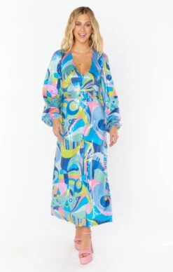 Show Me Your Mumu Minelli Midi Dress ~ Go Go Sequin -Show Me Your Mumu MS3 5169 GG20 03