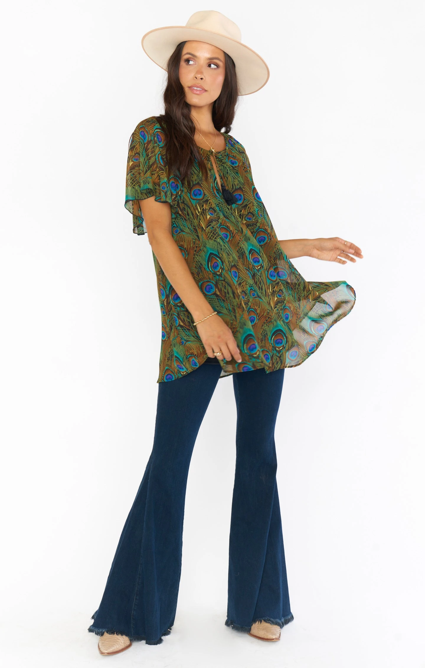 Show Me Your Mumu Juana Tassel Tunic ~ Original Peacock 7 Show Me Your Mumu Juana Tassel Tunic ~ Original Peacock - Image 5
