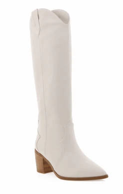 Show Me Your Mumu Billini Novena Western Boots ~ White -Show Me Your Mumu NOVENA OFF WHITE 3