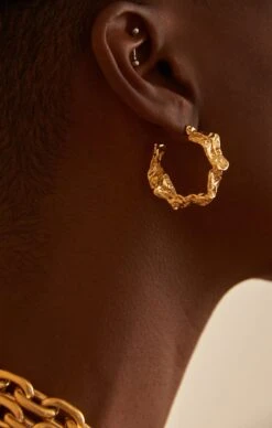 Show Me Your Mumu OMA The Label The Natur Hoops ~ Gold -Show Me Your Mumu Naturhoopsgold2