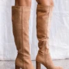 Show Me Your Mumu Billini Quartz Tall Boot ~ Tan Suede -Show Me Your Mumu QUARTZ TANSUEDE 1