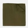 Show Me Your Mumu Sam Pocket Square ~ Rich Olive Solid -Show Me Your Mumu RICHOLIVEPSQ