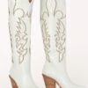 Show Me Your Mumu Billini Simone Western Boot ~ White 2 Show Me Your Mumu Billini Simone Western Boot ~ White -Show Me Your Mumu SIMONE WHITE2