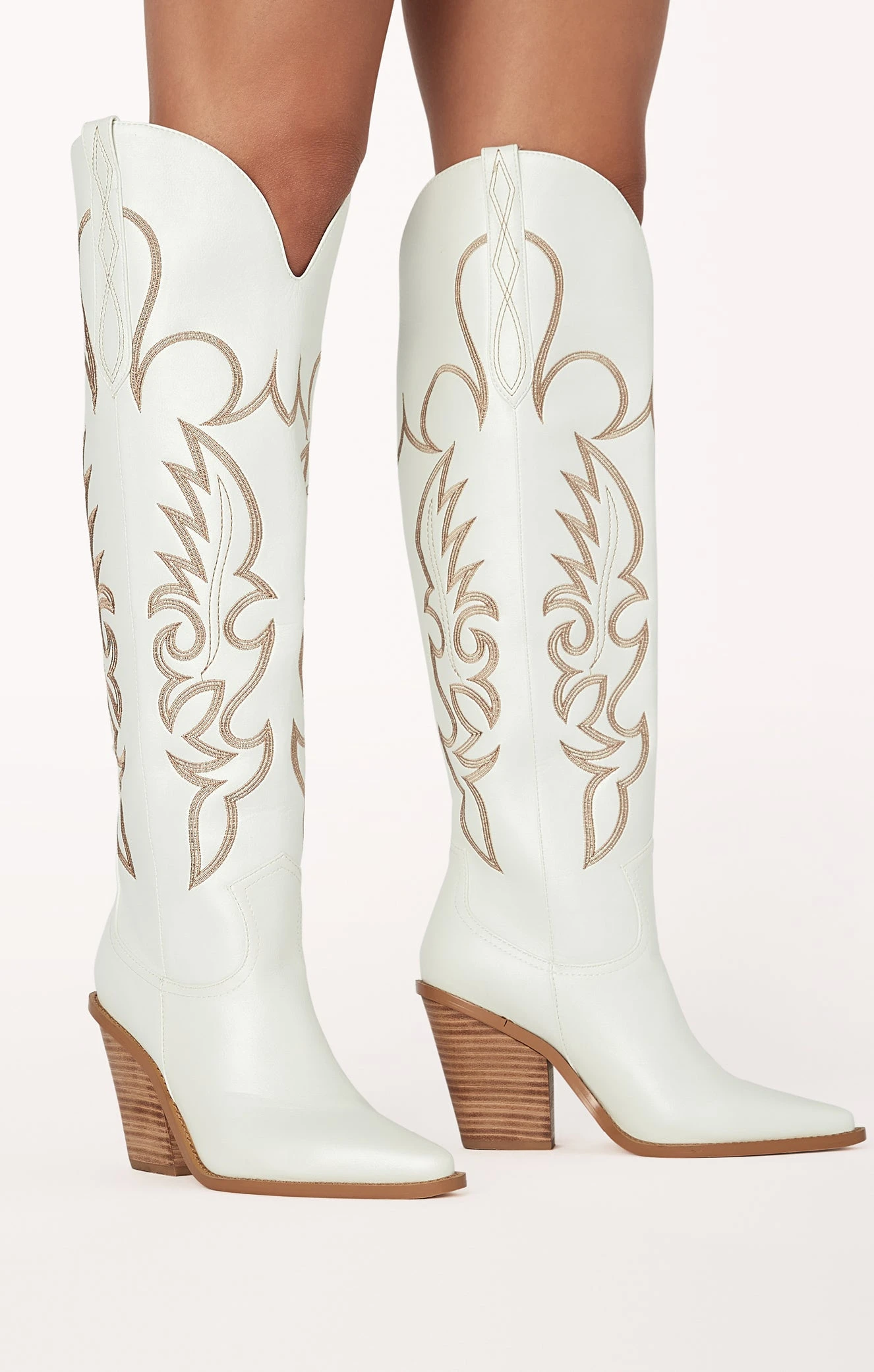 Show Me Your Mumu Billini Simone Western Boot ~ White 3 Show Me Your Mumu Billini Simone Western Boot ~ White