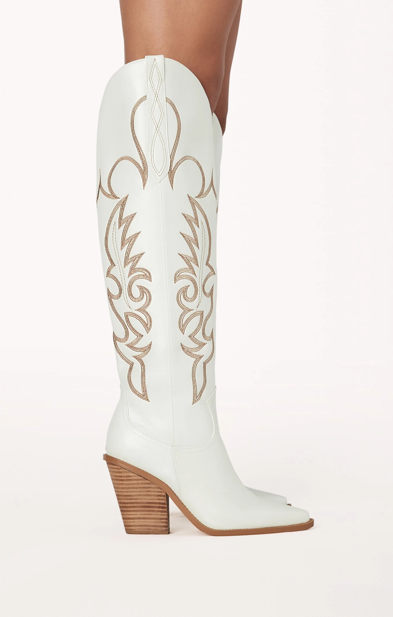 Show Me Your Mumu Billini Simone Western Boot ~ White 4 Show Me Your Mumu Billini Simone Western Boot ~ White - Image 2