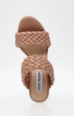 Show Me Your Mumu Steve Madden Tielo Block Heels ~ Tan -Show Me Your Mumu STEVEMADDEN SANDALS TIELO TAN TOP 1