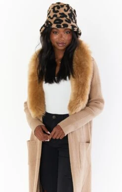 Show Me Your Mumu Teddy Bucket Hat ~ Brown Leopard -Show Me Your Mumu SU22 toriliv 9.1373167