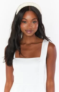 Show Me Your Mumu Hallie Headband ~ Ivory Pearl -Show Me Your Mumu SU22 toriliv 9.1373222
