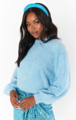 Show Me Your Mumu Gallery Headband ~ Blue Sparkle