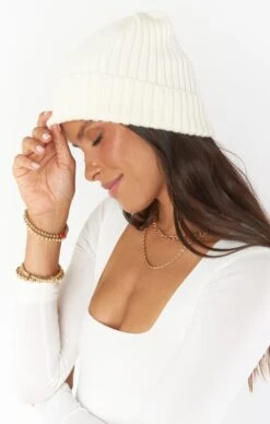 Show Me Your Mumu Alfie Beanie ~ Ivory