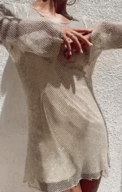 Show Me Your Mumu Iconic Mini Dress ~ Nude Glitz -Show Me Your Mumu Screenshot2023 08 08at3.54.46PM