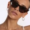 Show Me Your Mumu Banbè Eyewear The Helena Sunglasses ~ Havana Tort -Show Me Your Mumu THEHELENA HAVANA AUBURN4