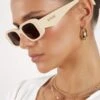 Show Me Your Mumu Banbè Eyewear The Nina Sunglasses ~ Bone/Auburn