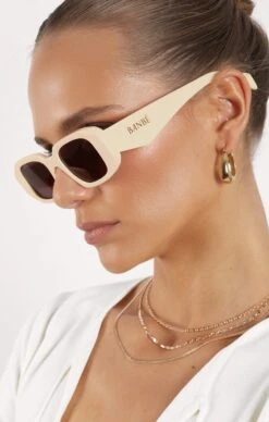 Show Me Your Mumu Banbè Eyewear The Nina Sunglasses ~ Bone/Auburn