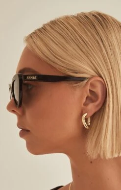 Show Me Your Mumu Banbè The Ward Sunglasses ~ Black -Show Me Your Mumu THEWARD BLACK INK3