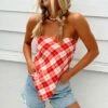 Show Me Your Mumu Jayde Scarf ~ Picnic Plaid -Show Me Your Mumu Tezza 3793