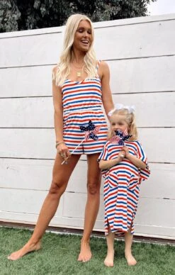 Show Me Your Mumu Rory Romper ~ Americana Terry -Show Me Your Mumu Tezza 5237 f43e51cc ac22 4535 8f5b bf7c3b94f488