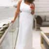 Show Me Your Mumu Take Me Out Maxi Dress ~ White Eyelet