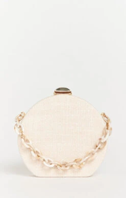 Show Me Your Mumu This Love Round Bag ~ Beige -Show Me Your Mumu ThisLoveRoungBagFLAT Beige 01