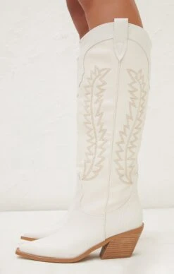Show Me Your Mumu Billini Ukiri Cowboy Boot ~ Bone -Show Me Your Mumu UKIRI IVORY IVORYSCALE