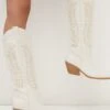 Show Me Your Mumu Billini Ukiri Cowboy Boot ~ Bone 1 Show Me Your Mumu Billini Ukiri Cowboy Boot ~ Bone -Show Me Your Mumu UKIRI IVORY IVORYSCALE2