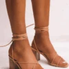 Show Me Your Mumu Billini Yeoman Wrap Up Heels ~ Desert Tan -Show Me Your Mumu YEOMAN DESERT 1
