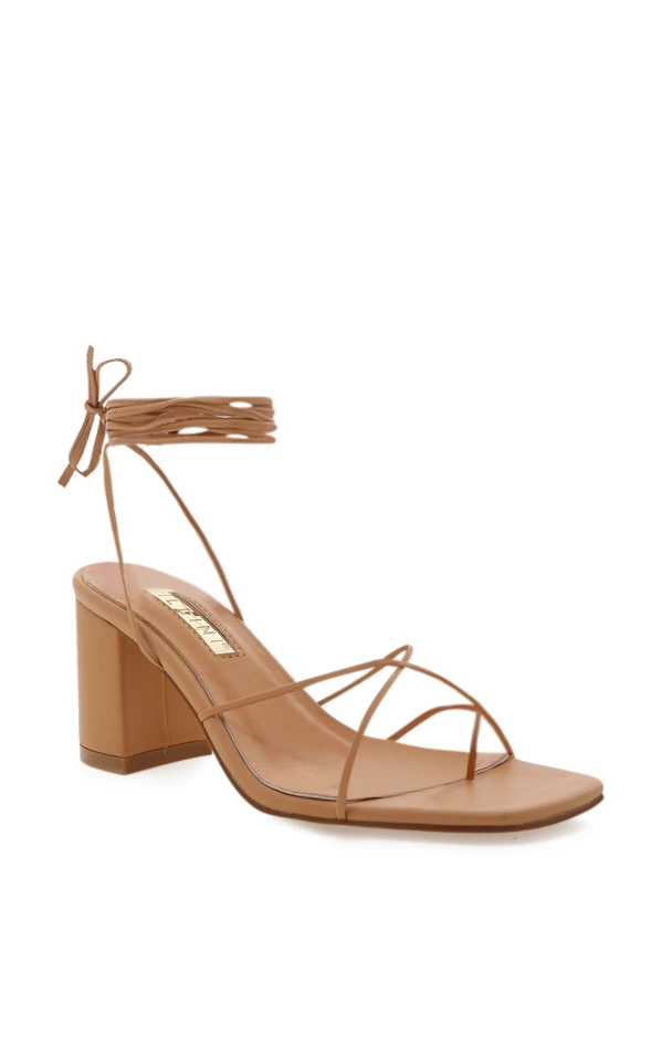 Show Me Your Mumu Billini Younes Wrap Up Heels ~ Tan 4 Show Me Your Mumu Billini Younes Wrap Up Heels ~ Tan - Image 2