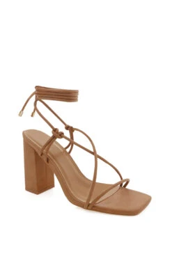 Show Me Your Mumu Billini Zatara Wrap Up Heel ~ Sugar Brown -Show Me Your Mumu ZATARA SUGARBROWN 3
