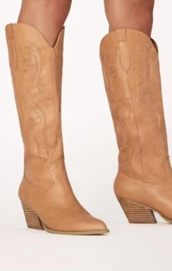 Show Me Your Mumu Billini Zeina Cowboy Boot~ Camel -Show Me Your Mumu ZEINA CAMELCASUAL2